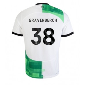 Liverpool Ryan Gravenberch #38 Koszulka Wyjazdowych 2023-24 Krótki Rękaw